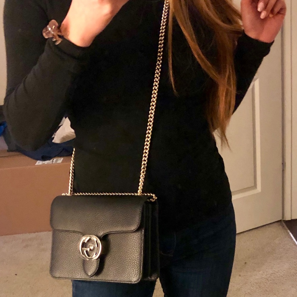 GUCCI interlocking GG crossbody & shoulder bag